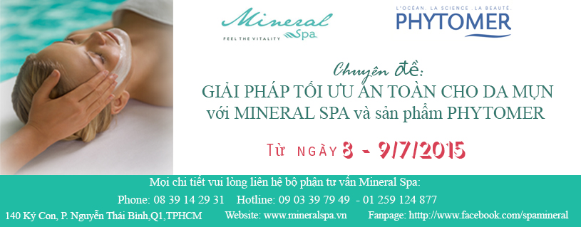 Mineral Spa & mỹ phẩm Phytomer: Hội thảo “Giải pháp tối ưu cho da mụn”